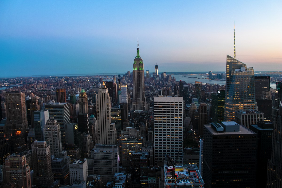 New York! New York!!! Part Deux - The view from The Rockefeller Center ...