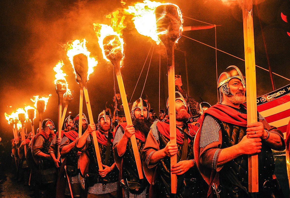 How To See Scotland's Viking Festival Up Helly Aa Hand Luggage Only