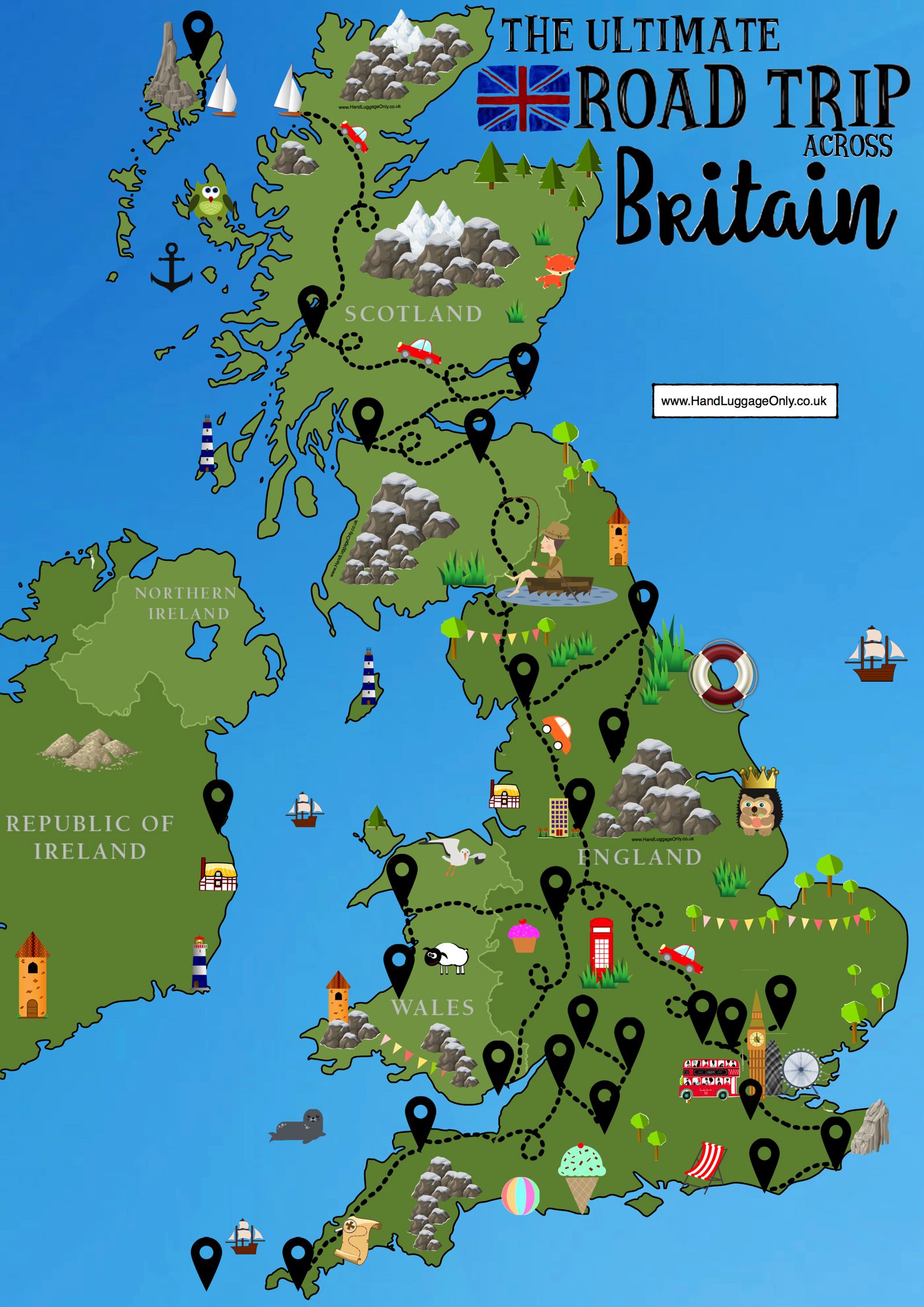 travel distance map uk