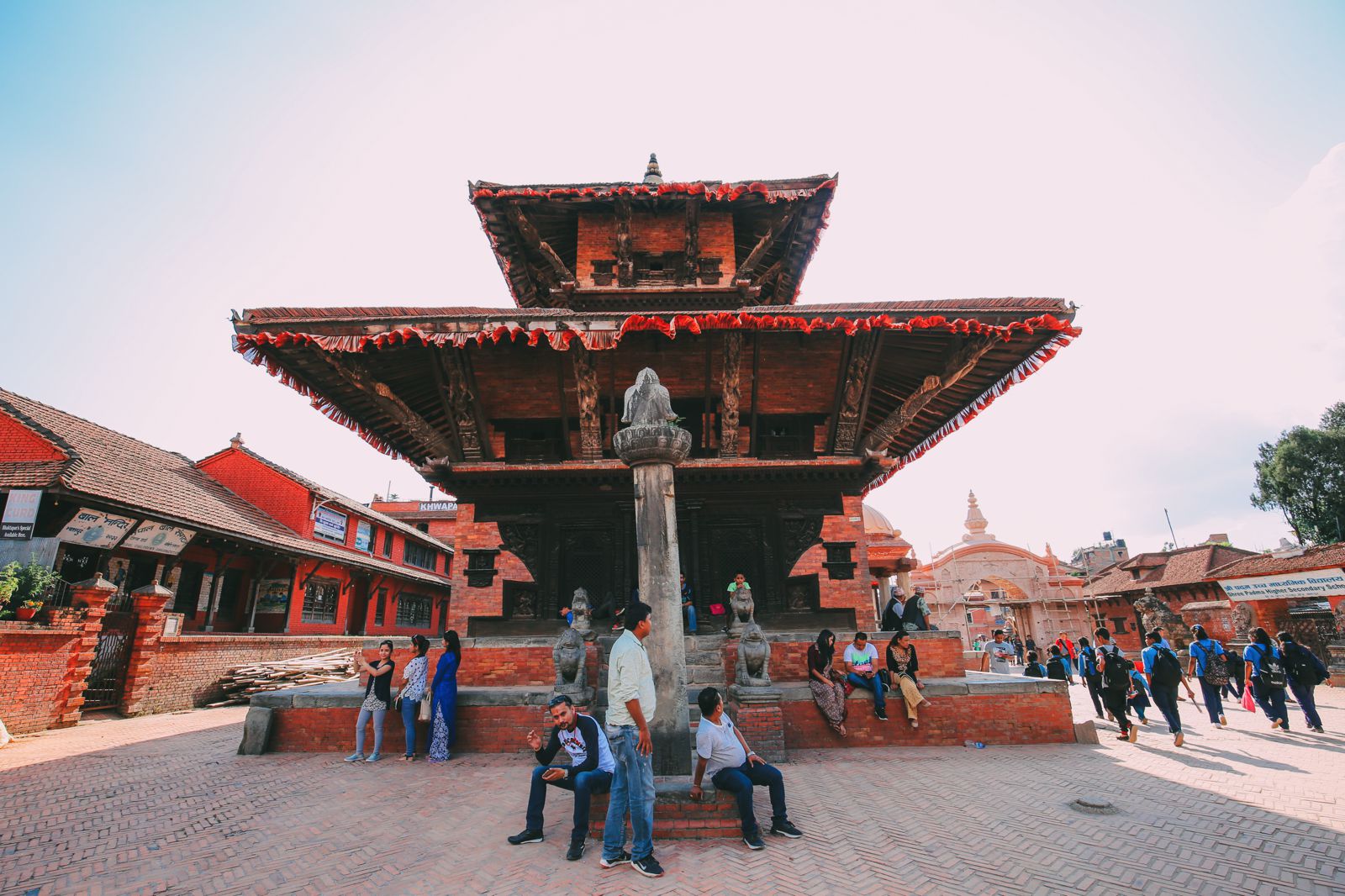 The Amazing UNESCO World Heritage City Of Bhaktapur, Nepal - Hand ...