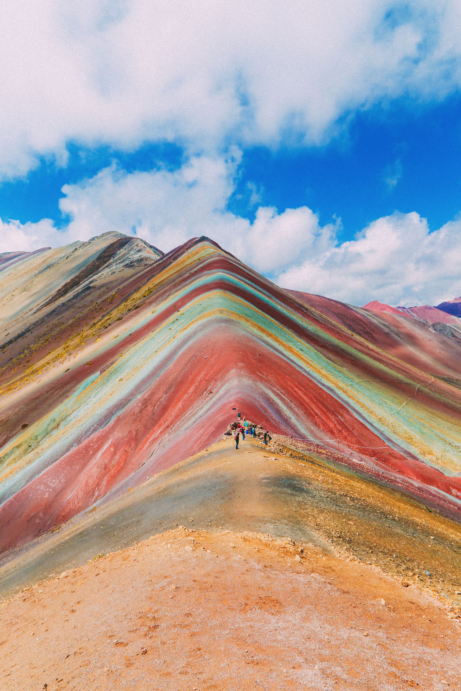 mountain travel rainbow