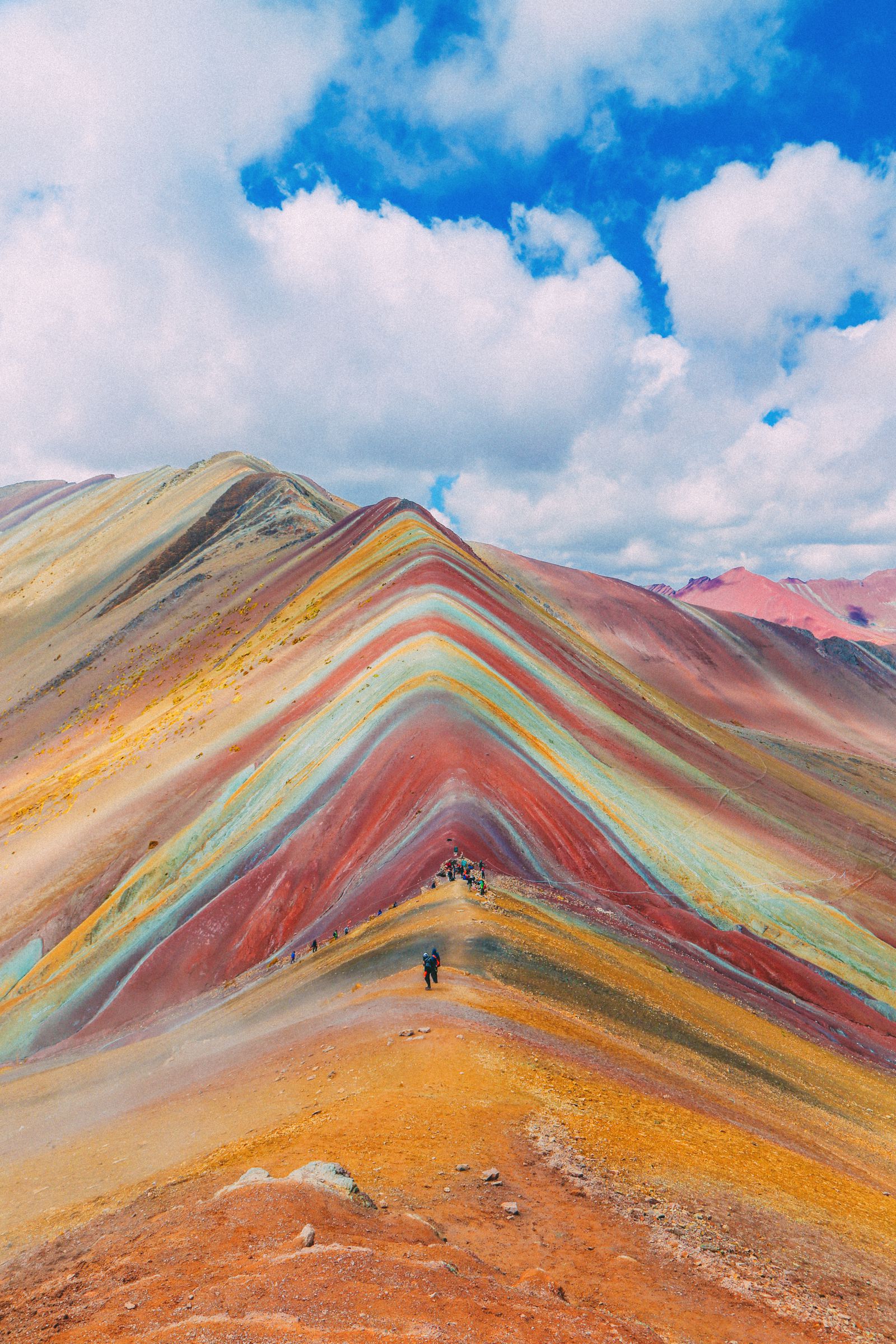 mountain travel rainbow