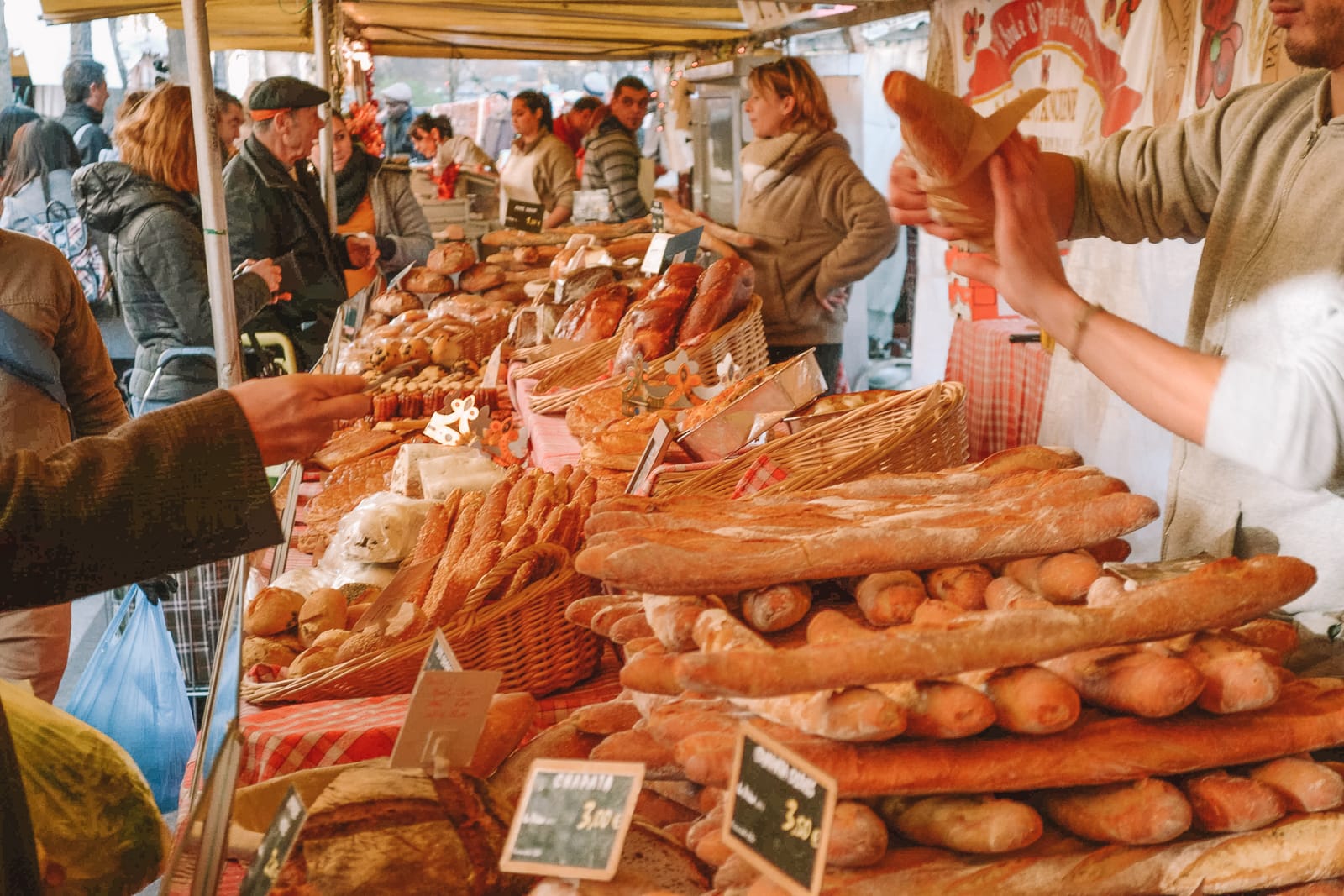 paris food market tour