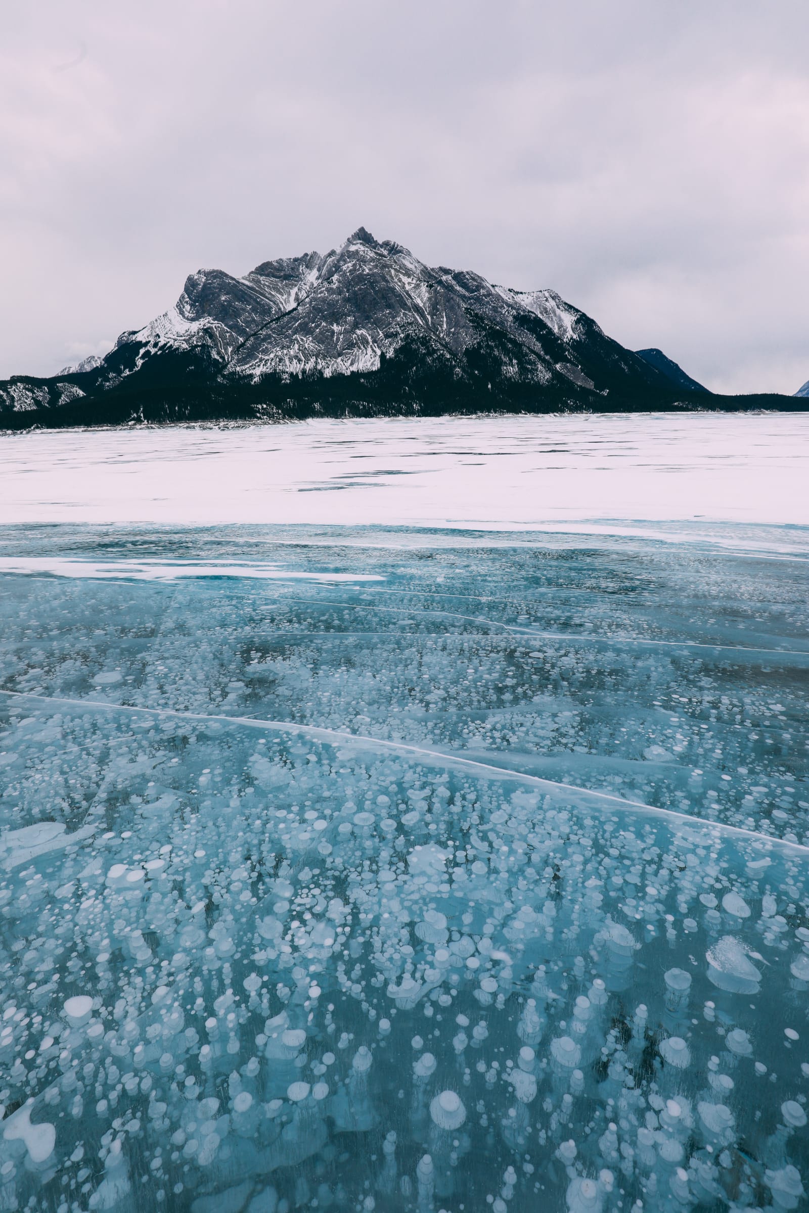 Driving Canada's Epic Icefields Parkway And Finding The Frozen Bubbles Of Abraham Lake (25)