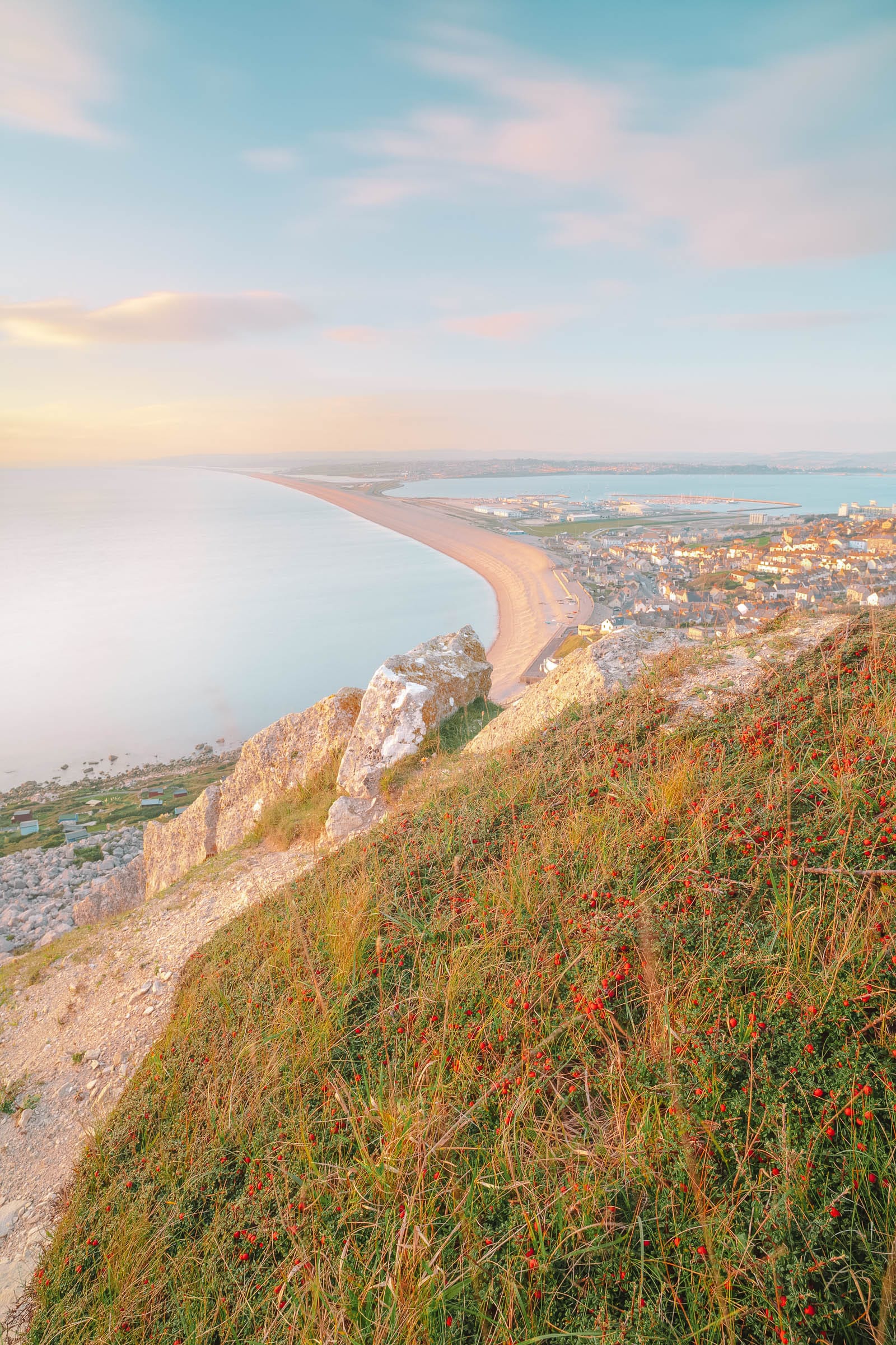 Britain from the Air - Chesil Beach